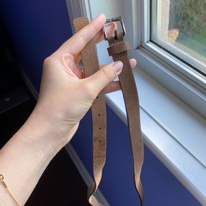 women‘s suede Gucci belt